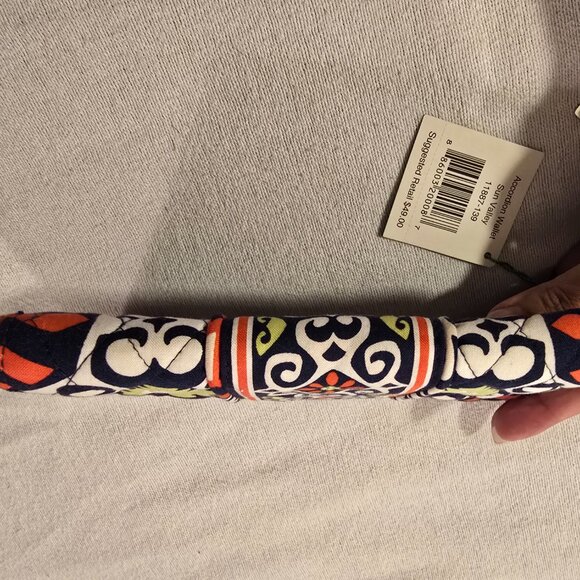 Vera Bradley NEW Wallet Sun Valley Retired Navy Orange Lime Zippered Closure NWT - Picture 12 of 13